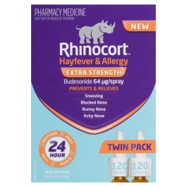 Good Price - Rhinocort 64Mcg Nasal Spray 120 dose x 2 Pack