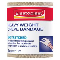 Elastoplast Heavy Weight Crepe Bandage Tan 5cm X 2.3m