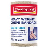 Elastoplast Heavy Weight Crepe Bandage Tan 7.5cm X 2.3m