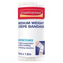 Elastoplast Medium Weight Crepe Bandage White 10cm X 1.6m
