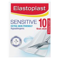 Elastoplast Sensitive Dressing Length 10cm X 6cm 10 Pack