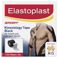 Elastoplast Sport Kinesiology Tape Black Tone 1 Pack