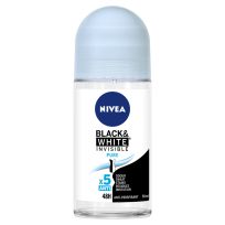 Nivea Women Antiperspirant Deodorant Invisible Black & White Pure Roll On 50ml