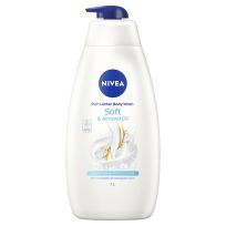 Nivea Rich Moisture Soft Body Wash with Almond Oil 1L