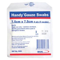Handy Gauze Swab Sterile 7.5cm 5 Pack 5683