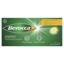 Berocca Performance Mango & Orange Effervescent Tablets 30 Pack