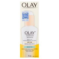 Olay Complete Defence Daily UV moisturising lotion SPF30+ Broad Spectrum Sensitive 75ml