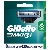 Gillette Mach3+ Replacement Cartridges 8 Pack