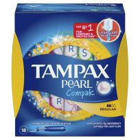 Tampax Compak Pearl Regular 18