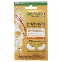Garnier Skin Active Eye Mask Hyaluronic Acid and Orange Juice 1 Mask