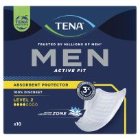 TENA Men Absorbent Protector Level 2 Medium 10 Pack