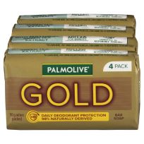 Palmolive Soap Bar Gold 4 x 90g Pack