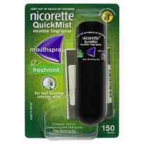 Nicorette QuickMist Mouth Spray Freshmint 1 X 150 Sprays