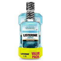Listerine Mouthwash Zero 1 Litre + Bonus 500ml