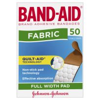BAND-AID Adhesive Bandages Fabric 50 Pack