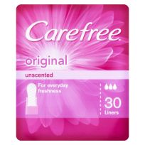 Carefree Liners Folded & Wrapped 30 Pack