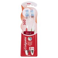 Colgate Optic White Platnium Medium Toothbrush 2 Pack
