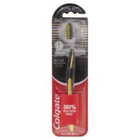 Colgate Slim Soft Advanced Charcoal Toothbrush Ultra Soft 1 Pack