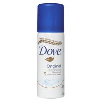Dove Deodorant Antiperspirant Original Aerosol Travel Size 30g