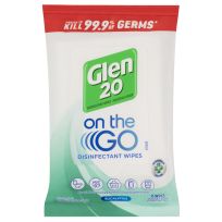 Glen 20 On The Go Disinfectant Wipes Eucalyptus 15 Wipes