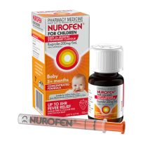 Nurofen for Children Baby 3+ Months 200mg/5ml Ibuprofen Strawberry 50ml
