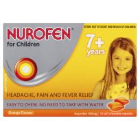 Nurofen For Children Chewable Orange Flavour 12 Pack