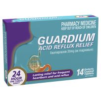 Guardium Acid Reflux Relief Esomeprazole 20 mg 14 Tablets