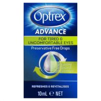 Optrex Advance Preservative Free Tired Eye Drops 10ml