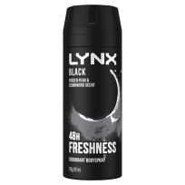 Lynx Fresh Deodorant Aerosol Black 165ml