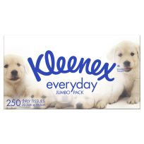 Kleenex Facial Tissues Silk Touch Jumbo Collection 250 Pack