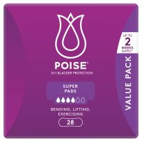 Poise Pads Super Hourglass 28 Pack