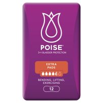 Poise Pads Extra Hourglass 12 Pack