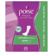 Poise Pads Extra Plus 20 Pack