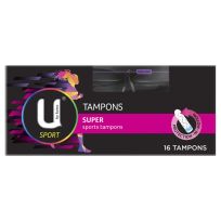 U By Kotex Tampon Sport Super 16 Pack