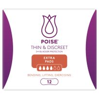 Poise Pad Discreet Extra 12 Pack