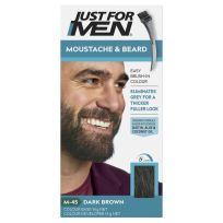 Just For Men Moustache & Beard Brush-In Colour Gel Dark Brown