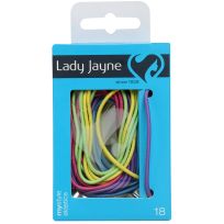 Lady Jayne 2280 Snagless Elastics Asst 18 Pack