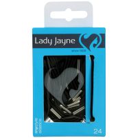 Lady Jayne 2278 Elastic Black 24 Pack