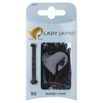 Lady Jayne 2608 Bobby Pins Black 4.5cm 50 Pack