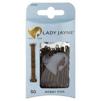 Lady Jayne 2608 Bobby Pins Brown 4.5cm 50 Pack