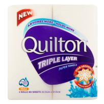 Quilton Paper Towel Triple Layer 2 Pack