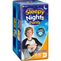BabyLove Sleepy Nights Pants 8-15 Years 8 Pack