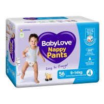BabyLove Jumbo Nappy Pants Toddler 56 Pack