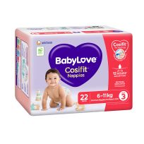 Babylove Cosifit Convenience Nappy Crawler 22 Pack