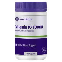 Henry Blooms Vitamin D3 1000IU 400 Capsules