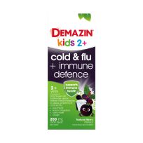 Demazin Kids 2+ Cold & Flu + Immune Defence Liquid 200ml