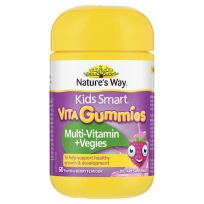 Nature's Way Kids Smart Vita Gummies Multi + Vegies 60 Pastilles