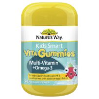 Nature's Way Kid Smart Vita Gummies Multi-Vitamin + Omega3 50 Pastilles