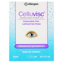 Celluvisc Lubricant Eye Drops 30 x 0.4ml
