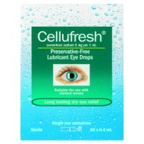 Cellufresh Lubricant Eye Drops 30 x 0.4ml